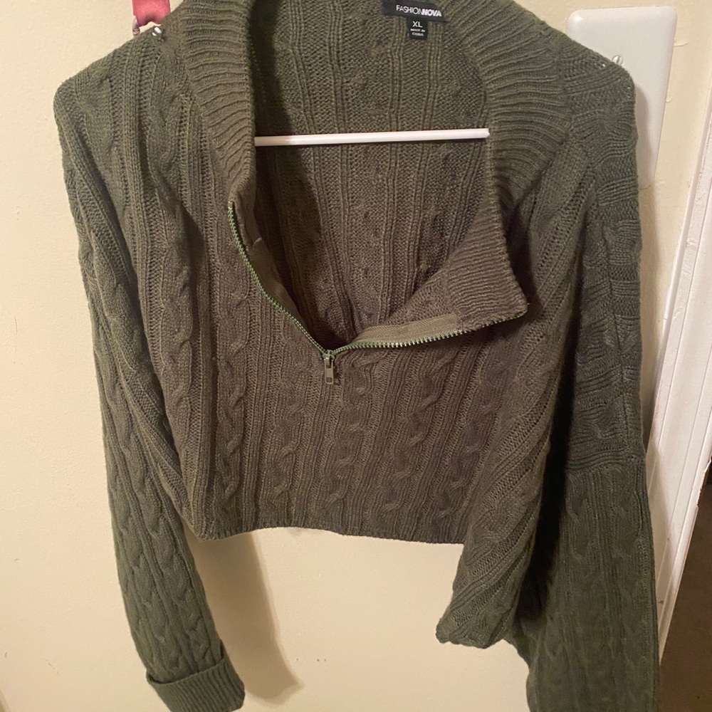 Green sweater